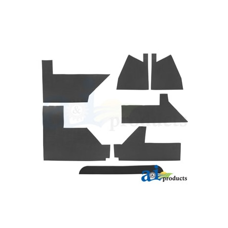 A & I Products Cab Upholstery Kit, Black 0" x0" x0" A-CKT310E